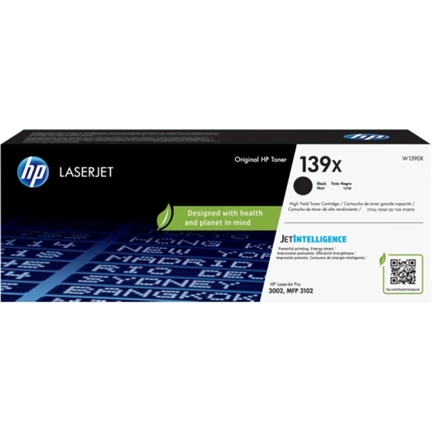 HP 139X nagy kapacitású fekete