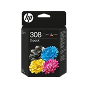 HP 308 tintapatron, fekete/háromszínű 2 darabos kombinált kiszerelés