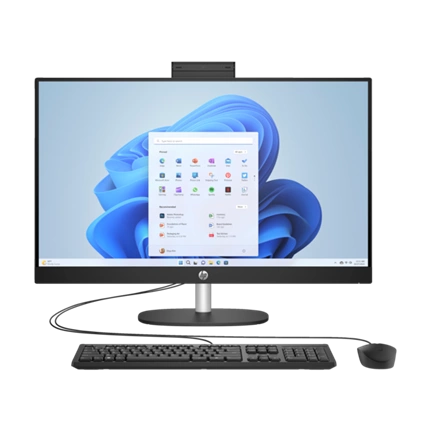 HP AIO 27-cr0010nn 27" FHD AG IPS 300d, Core i3-N300 2.4GHz, 8GB, 512GB SSD, fekete