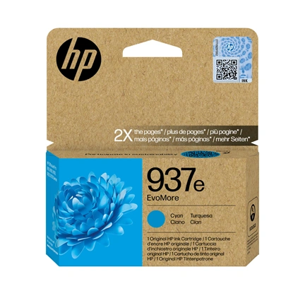 HP Patron 4S6W6NE (HP No937e) Officejet, ciánkék, 1650/oldal Evomore