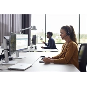 HP Poly EncorePro 530D headset Quick Disconnect Discreet Digital TAA