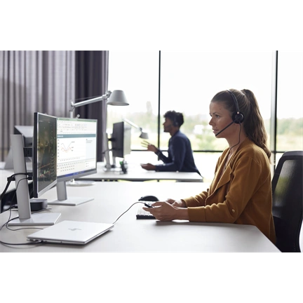 HP Poly EncorePro 530D headset Quick Disconnect Discreet Digital TAA