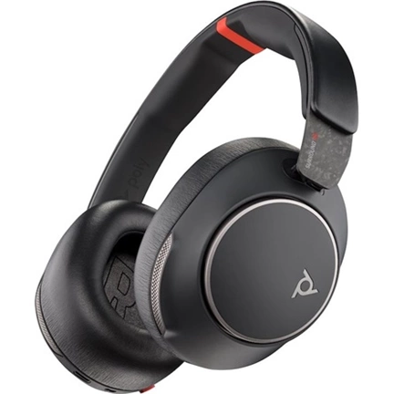 HP Poly Voyager Surround 85 UC USB-C headset + USB-C–USB-A-adapter + töltőállvány