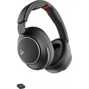HP Poly Voyager Surround 85 UC USB-C headset + USB-C–USB-A-adapter + töltőállvány