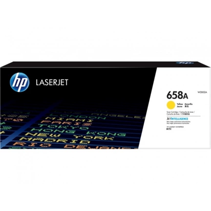 HP Toner W2002A 658A toner 6000 oldal sárga