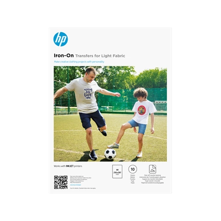 HP rávasalható matricák világos anyagokhoz A4 (210 x 297 mm) – 10 lap