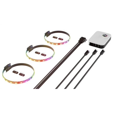HYTE LS10 (3 pack with NP50) ARBG LED szalag vezérlővel