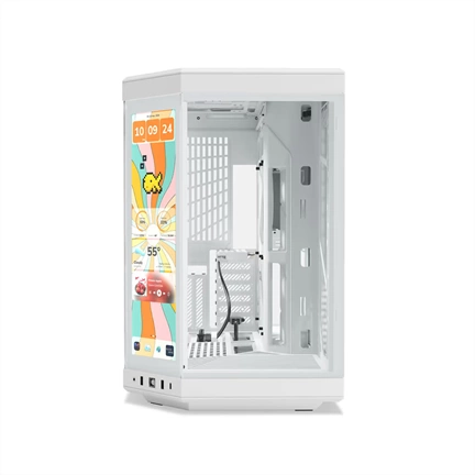 HYTE Y70 Touch Infinite Tempered Glass Snow White