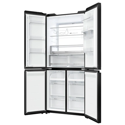 Haier HCKR7819DWGB 4 ajtós hűtő