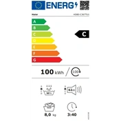 Haier HD80-C367TU1-S szárítógép