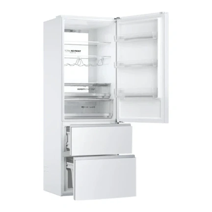 Haier HTW7720DNGW hűtőszekrény, 3 ajtós, 70 cm