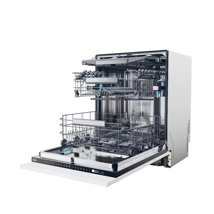 Haier XS 6B1M3PB beépíthető mosogatógép, 16 teríték