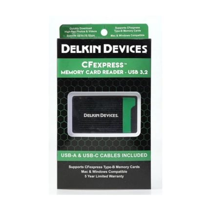 Használt Delkin 128GB CFExpress + CFExpress olvasó kit