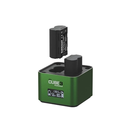 Hähnel ProCube 3 dupla akkutöltő - Fujifilm