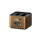 Hähnel ProCube 3 dupla akkutöltő - Olympus