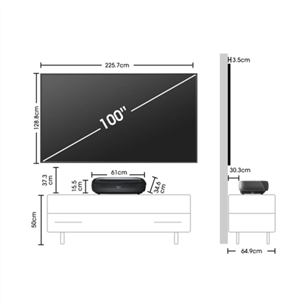Hisense 100L9HD UHD SMART LASER TV