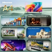 Hisense 40A4S FHD Smart LED TV 40"/100cm, 1920x1080, HDMI/USB/RJ45/Wifi