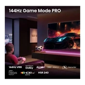Hisense 50E7QPRO 50" E7Q PRO Hi-QLED 144Hz 4K Smart TV, 3840x2160, 3xHDMI/2xUSB/LAN/WIFI