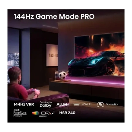 Hisense 50E7QPRO 50" E7Q PRO Hi-QLED 144Hz 4K Smart TV, 3840x2160, 3xHDMI/2xUSB/LAN/WIFI