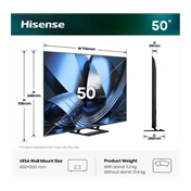 Hisense 50U7SE 4K UHD SMART MINILED TV
