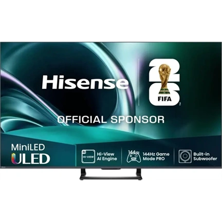 Hisense 50" U7Q televízió 4K 144Hz ULED MiniLED Smart TV, Vidaa OS