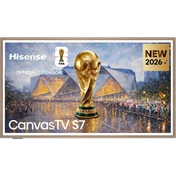 Hisense 65S7S 65"/164cm 4K 144Hz Smart Hi-QLED Canvas TV, 3840x2160, 4xHDMI/2xUSB/RJ45/Wifi