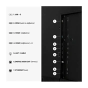 Hisense 65S7S 65"/164cm 4K 144Hz Smart Hi-QLED Canvas TV, 3840x2160, 4xHDMI/2xUSB/RJ45/Wifi
