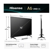 Hisense 75A6Q UHD SMART LED TV