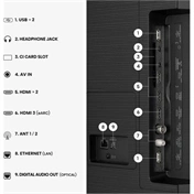 Hisense 75E7S 75" Hi-QLED 4K 60Hz Vidaa Smart TV