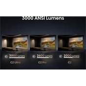 Hisense C2 Ultra okos mini 4K lézerprojektor, Vidaa U7