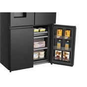 Hisense RQ760N4SBFE Hi7 szabadonálló négyajtós hűtőszekrény, fekete, 584 l