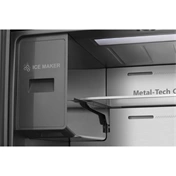 Hisense RQ760N4SBFE Hi7 szabadonálló négyajtós hűtőszekrény, fekete, 584 l