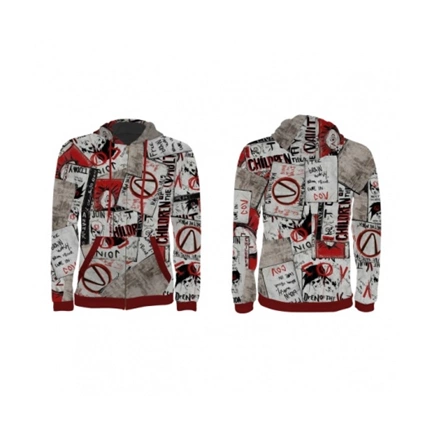 Hoodie Borderlands 3 "Propaganda" Cut & Sew Zipper Hoodie, S GE6519S Hoodie Borderlands 3 "Propaganda" Cut & Sew Zipper Hoodie, S GE6519S