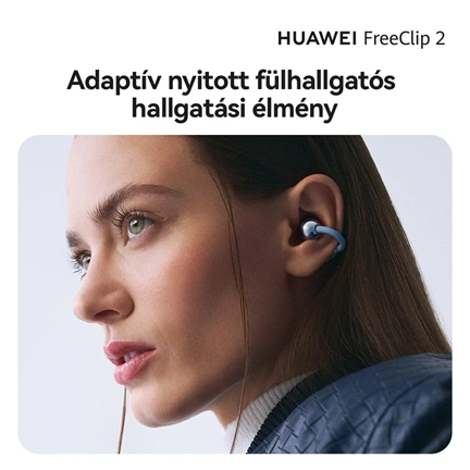 Huawei FreeClip 2 fülhallgató, fekete