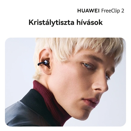 Huawei FreeClip 2 fülhallgató, fekete