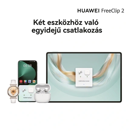 Huawei FreeClip 2 fülhallgató, fekete