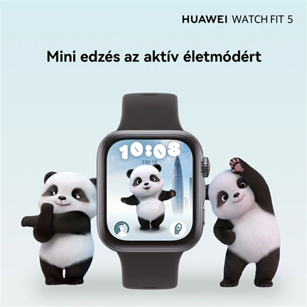 Huawei Watch Fit 5 okosóra, fekete