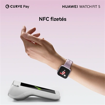Huawei Watch Fit 5 okosóra, fekete
