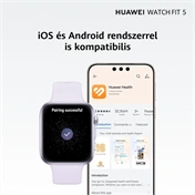 Huawei Watch Fit 5 okosóra, fekete