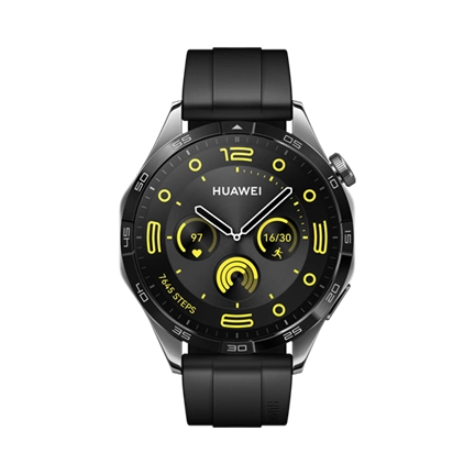 Huawei Watch GT 4 okosóra - 46mm, 1,43"-es AMOLED kijelző, GNSS, pulzus, SpO2, fekete