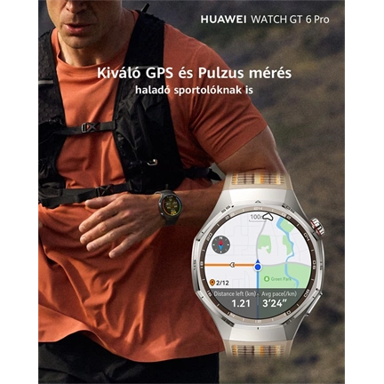 Huawei Watch GT 6 Pro okosóra, 46mm, barna