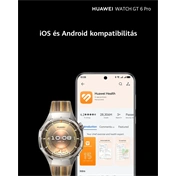 Huawei Watch GT 6 Pro okosóra, 46mm, barna