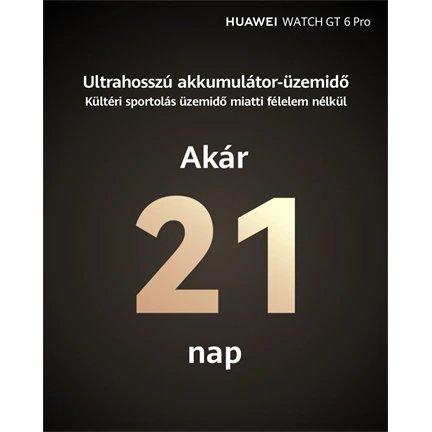 Huawei Watch GT 6 Pro okosóra, 46mm, titán