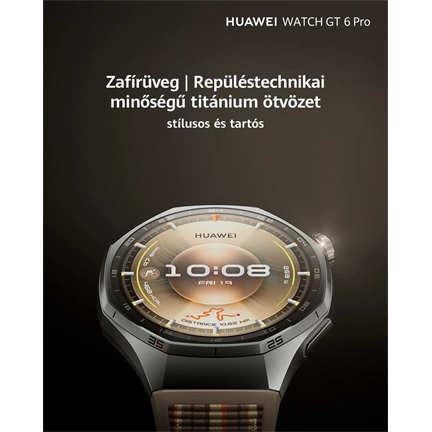 Huawei Watch GT 6 Pro okosóra, 46mm, titán