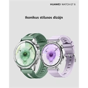 Huawei Watch GT 6 okosóra, 46mm, fekete