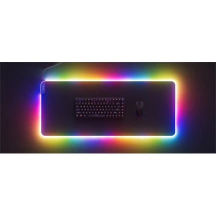 Hyte CNVS Intense Play Mat qRGB Gaming Mousepad - Black