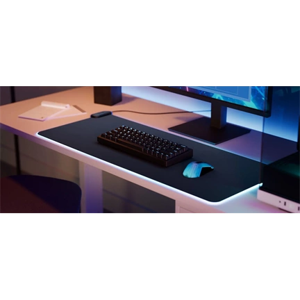 Hyte CNVS Intense Play Mat qRGB Gaming Mousepad - Black