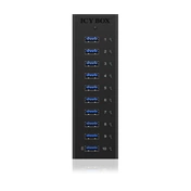ICY BOX IB-AC6110 10 Port USB 3.0 Hub with USB charge port