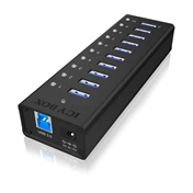 ICY BOX IB-AC6110 10 Port USB 3.0 Hub with USB charge port