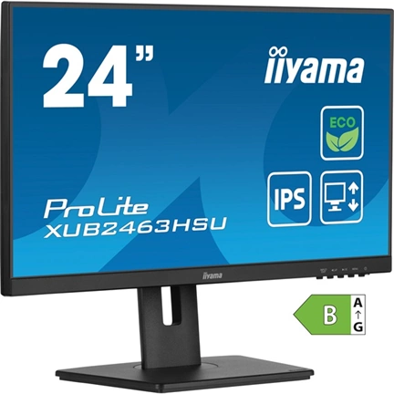 IIYAMA 60.5cm (24")   XUB2463HSU-B1 16:10 HDMI+DP+USB IPS Li retail